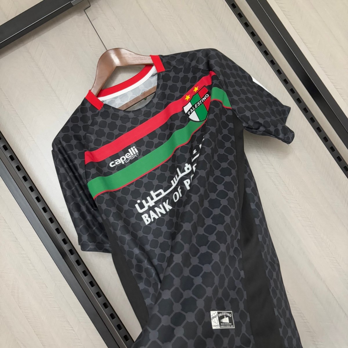 Camisa da Palestina 2025/26 - Torcedor Masculina - Preta