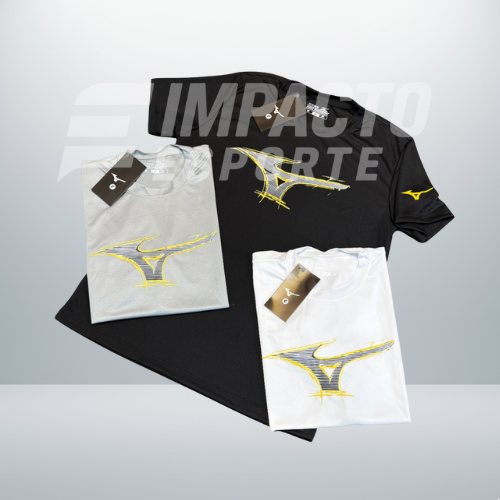 Kit com 3 camisetas dri-fit Mizuno