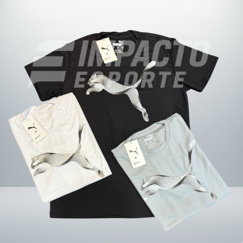 Kit com 3 camisetas dri-fit puma