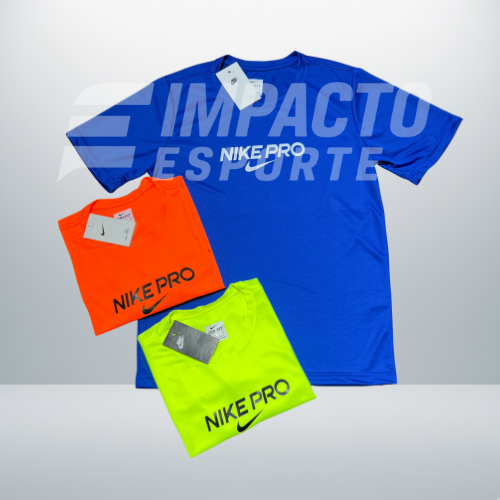 Kit com 3 camisetas nike dri-fit