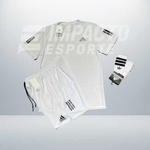 Kit Esportivo Masculino Adidas – Regata, Shorts e Meia Dry Fit Academia