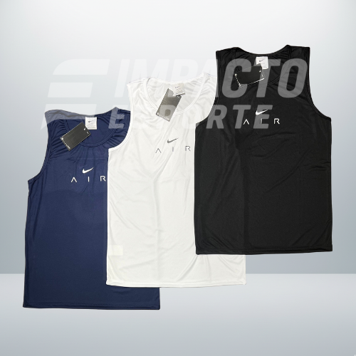 Kit 3 Regatas Masculinas Dry Fit Academia – Nike Performance