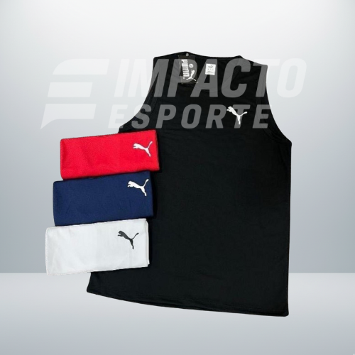 Kit 4 Regatas Masculinas Dry Fit – Puma Active Training