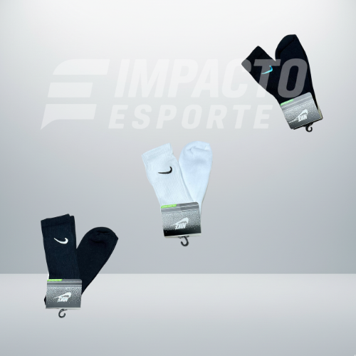 Kit com 3 pares de meias de alta qualidade
