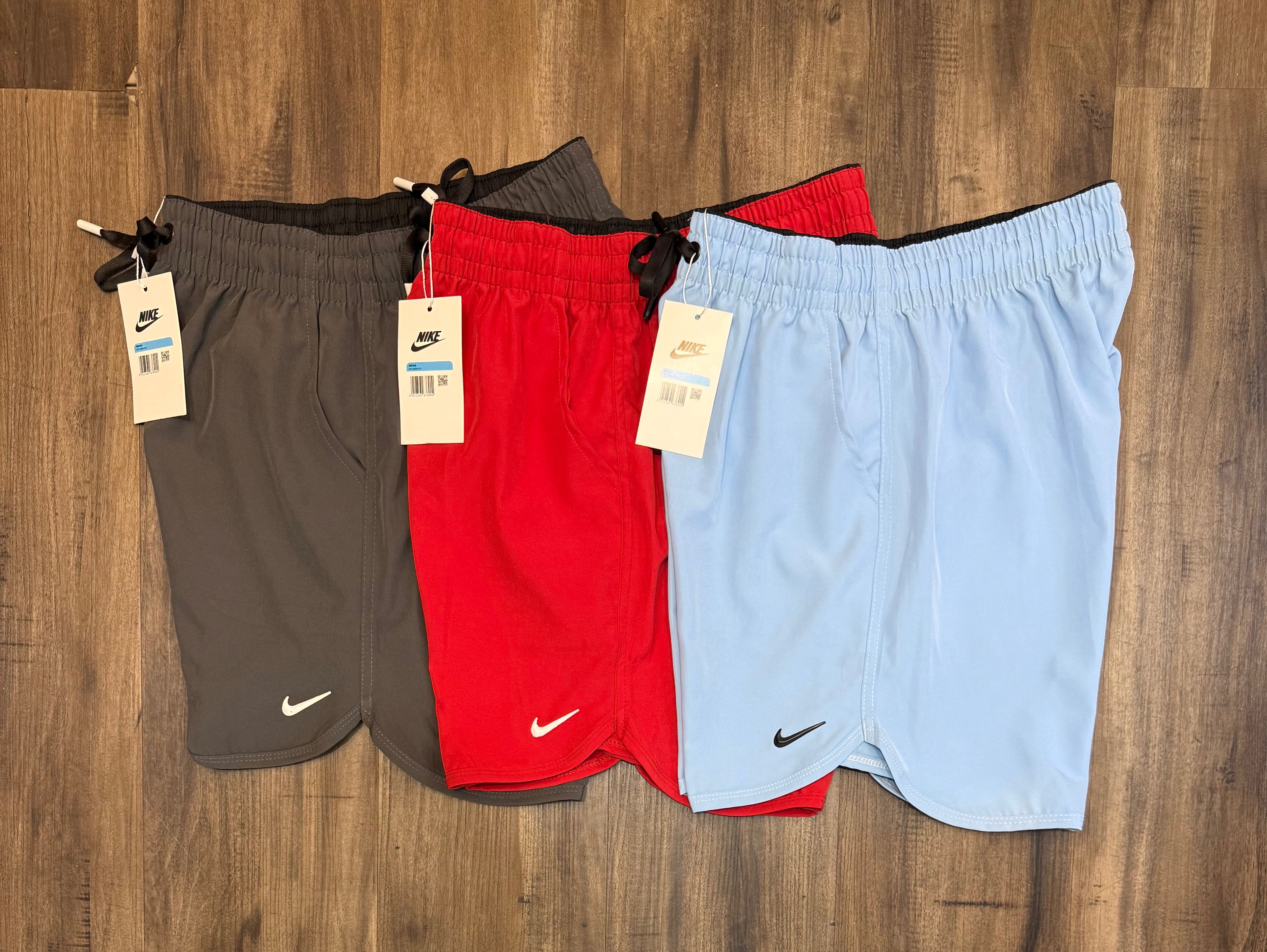 Shorts dri-fit nike kit 3 unidades