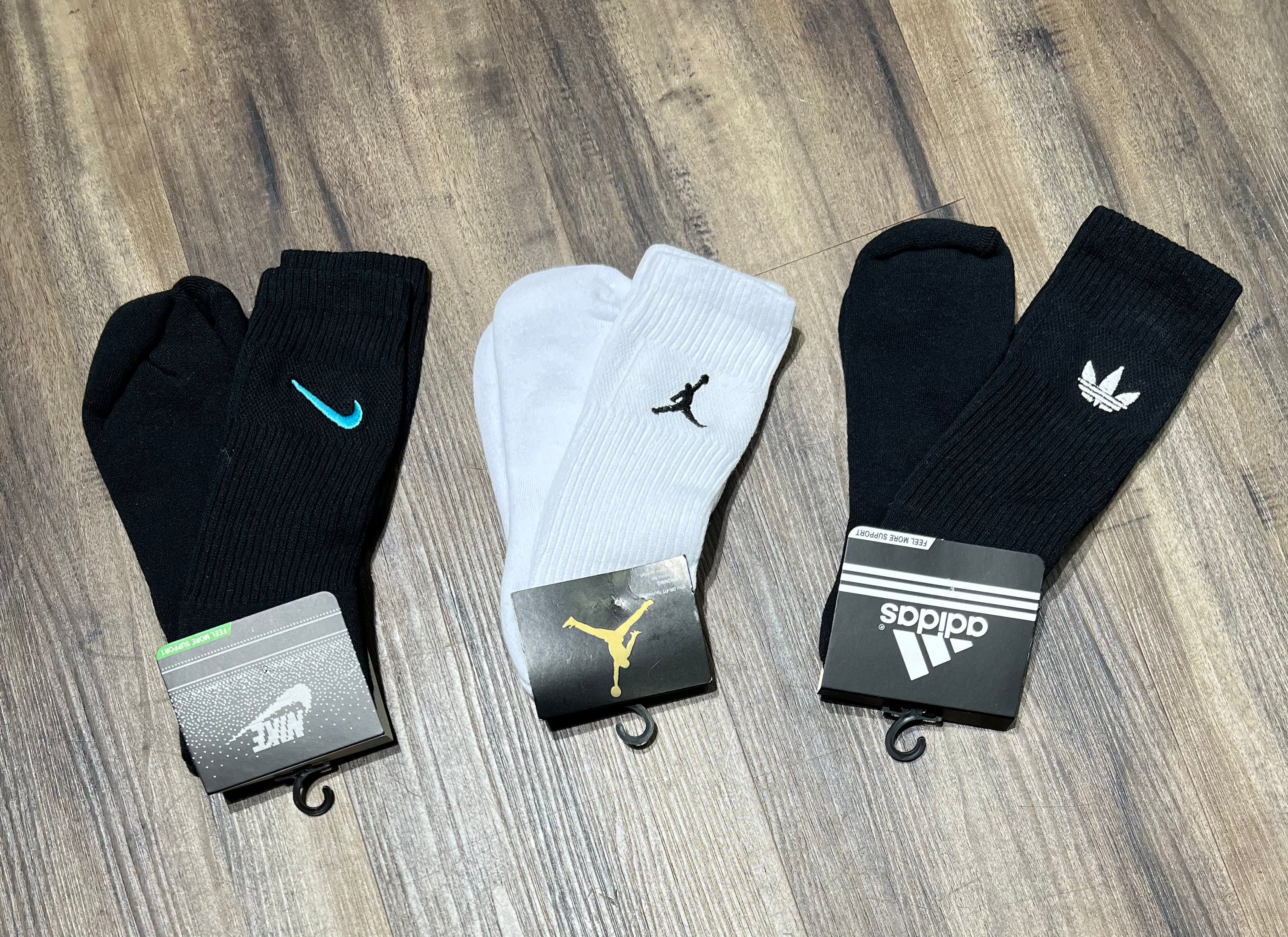 Kit com 3 pares de meias de alta qualidade