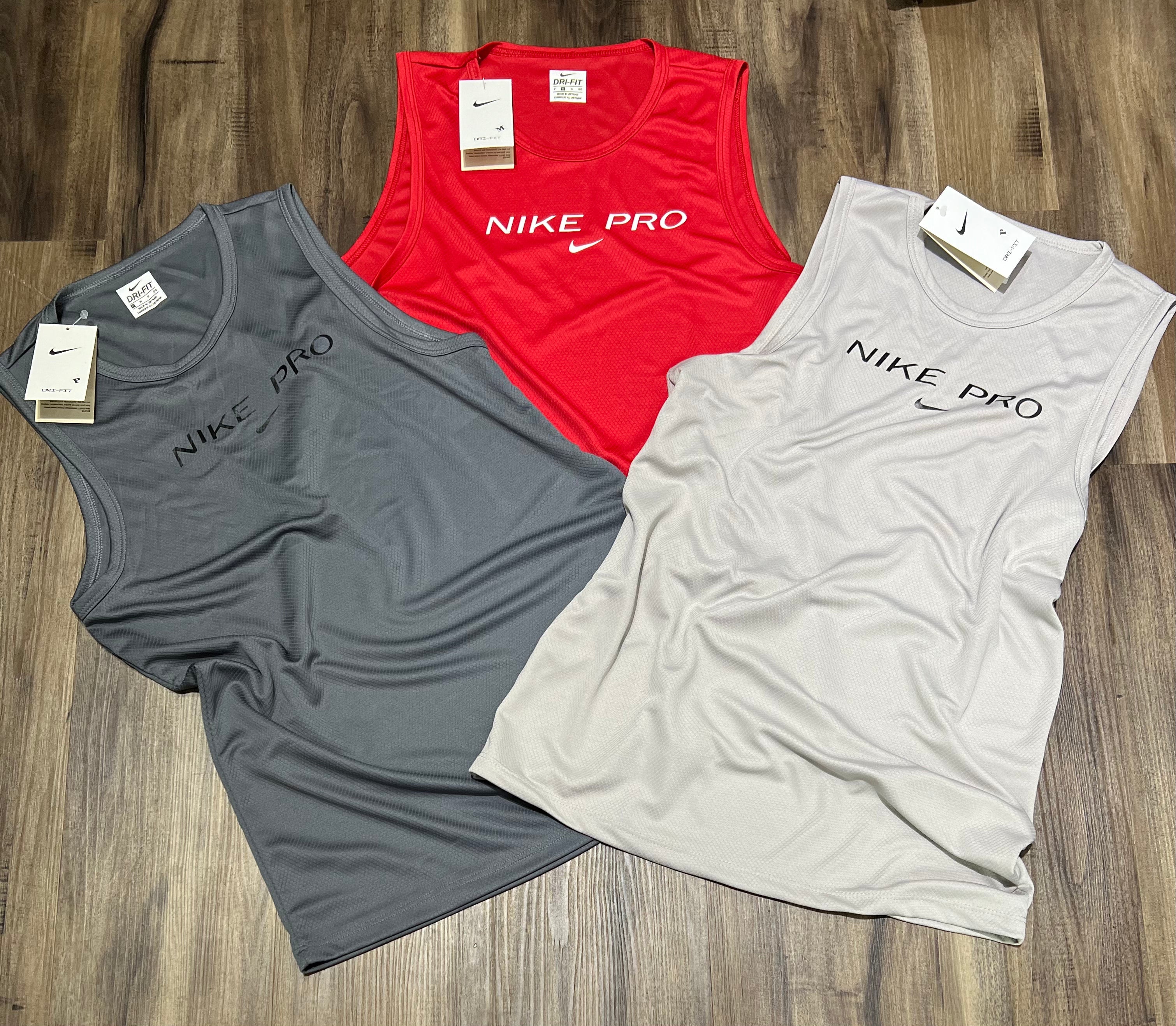 Kit 3 Regatas Masculinas Dry Fit Academia – Nike Performance