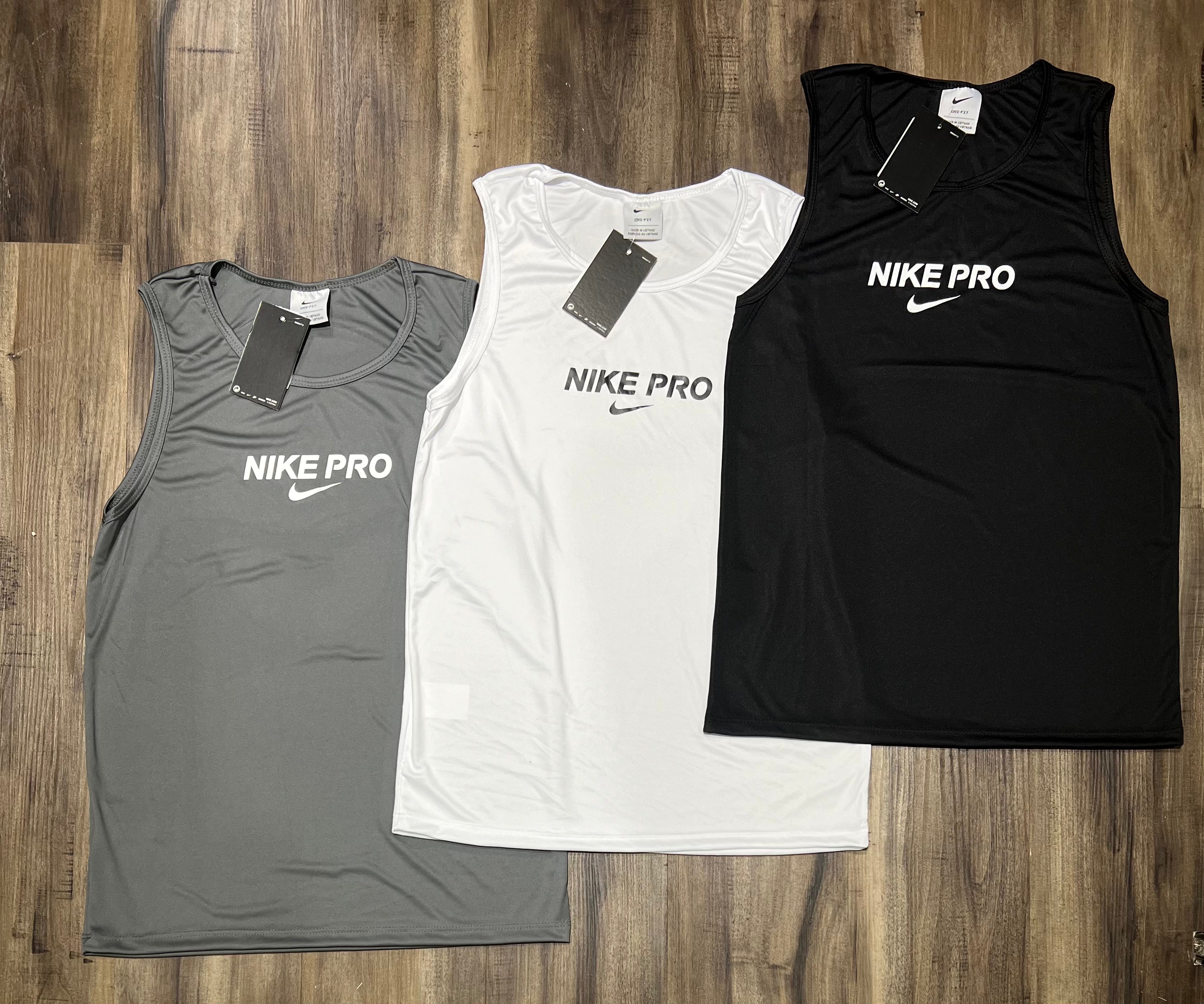 Kit 3 Regatas Masculinas Dry Fit Academia – Nike Performance