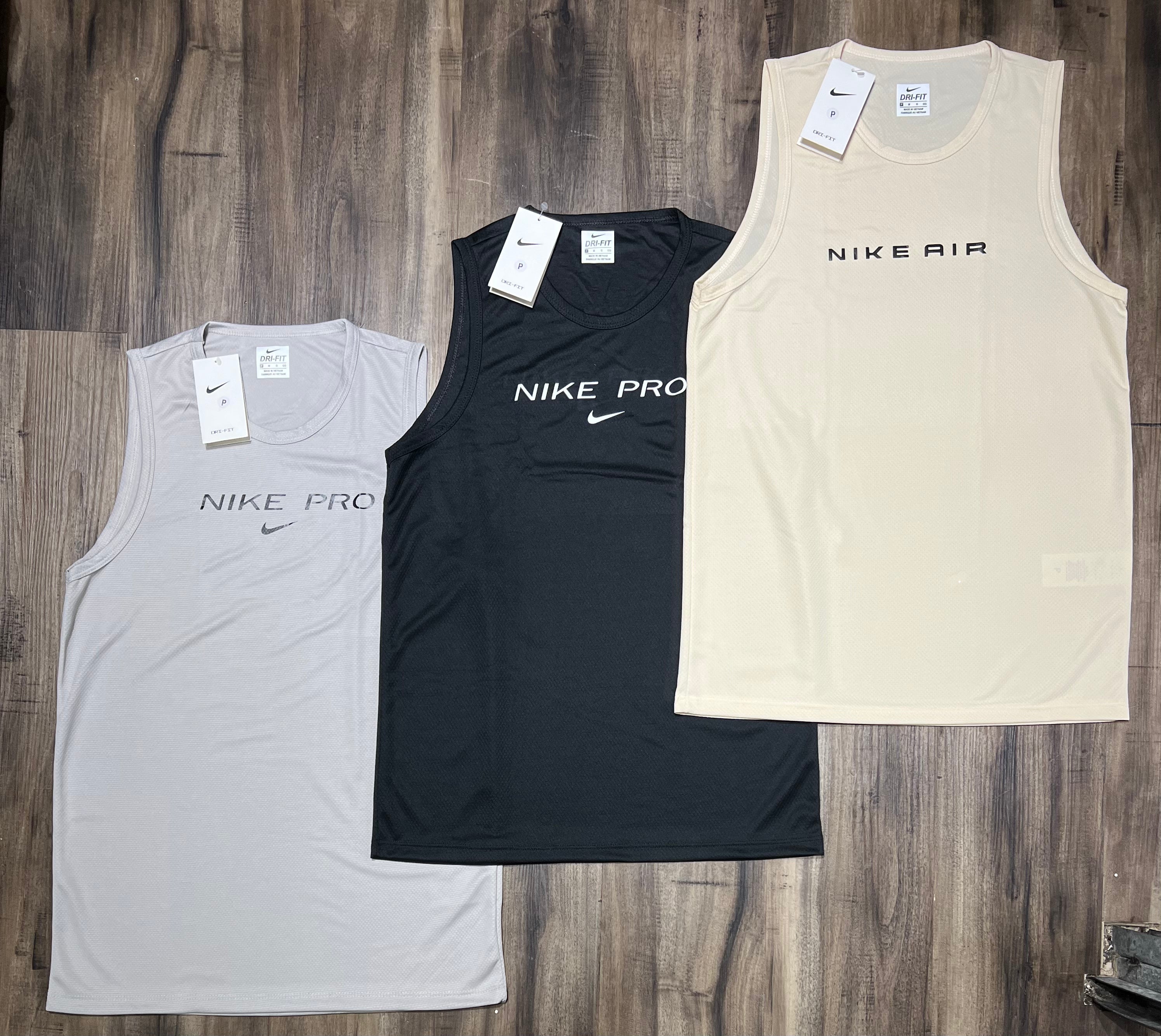 Kit 3 Regatas Masculinas Dry Fit Academia – Nike Performance