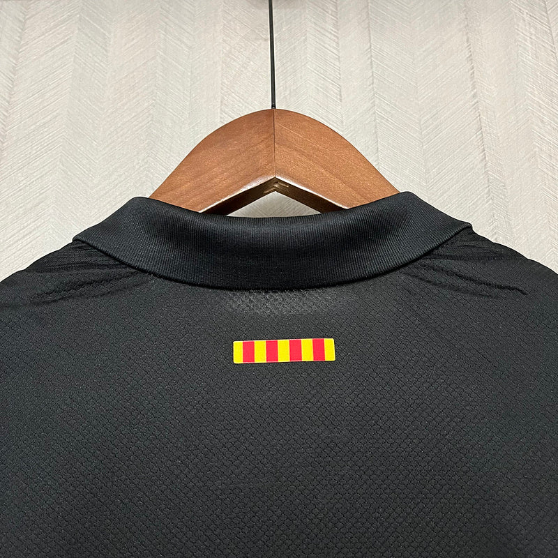 Camisa Barcelona II 24/25 Fora Preta