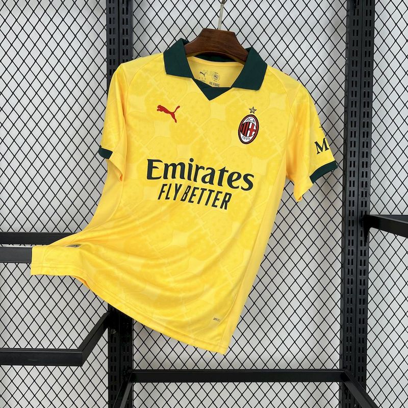 Camisa do Milan Third 2025 Amarela