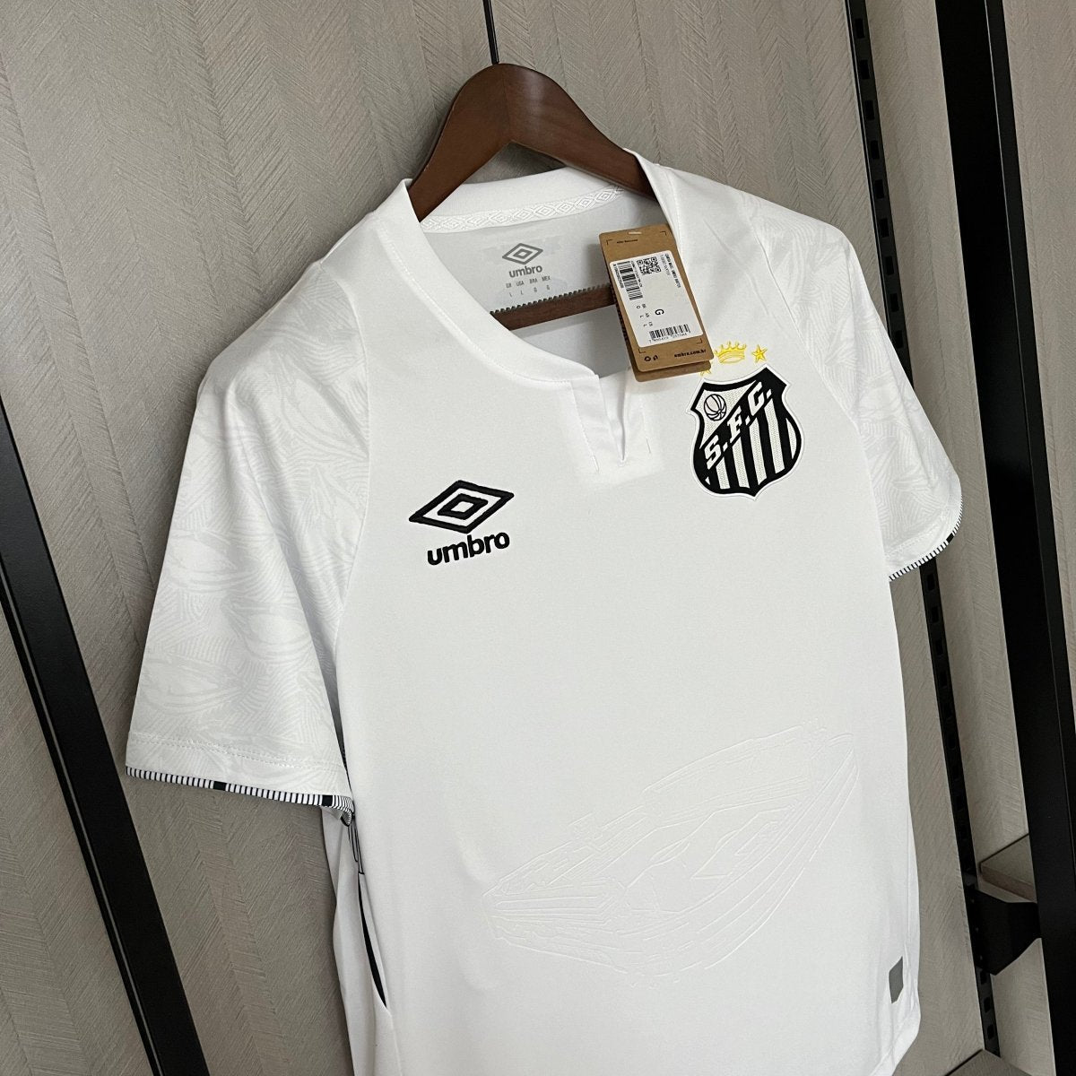 Camisa do Santos 24/25 Branca (Neymar JR 10 Incluso)