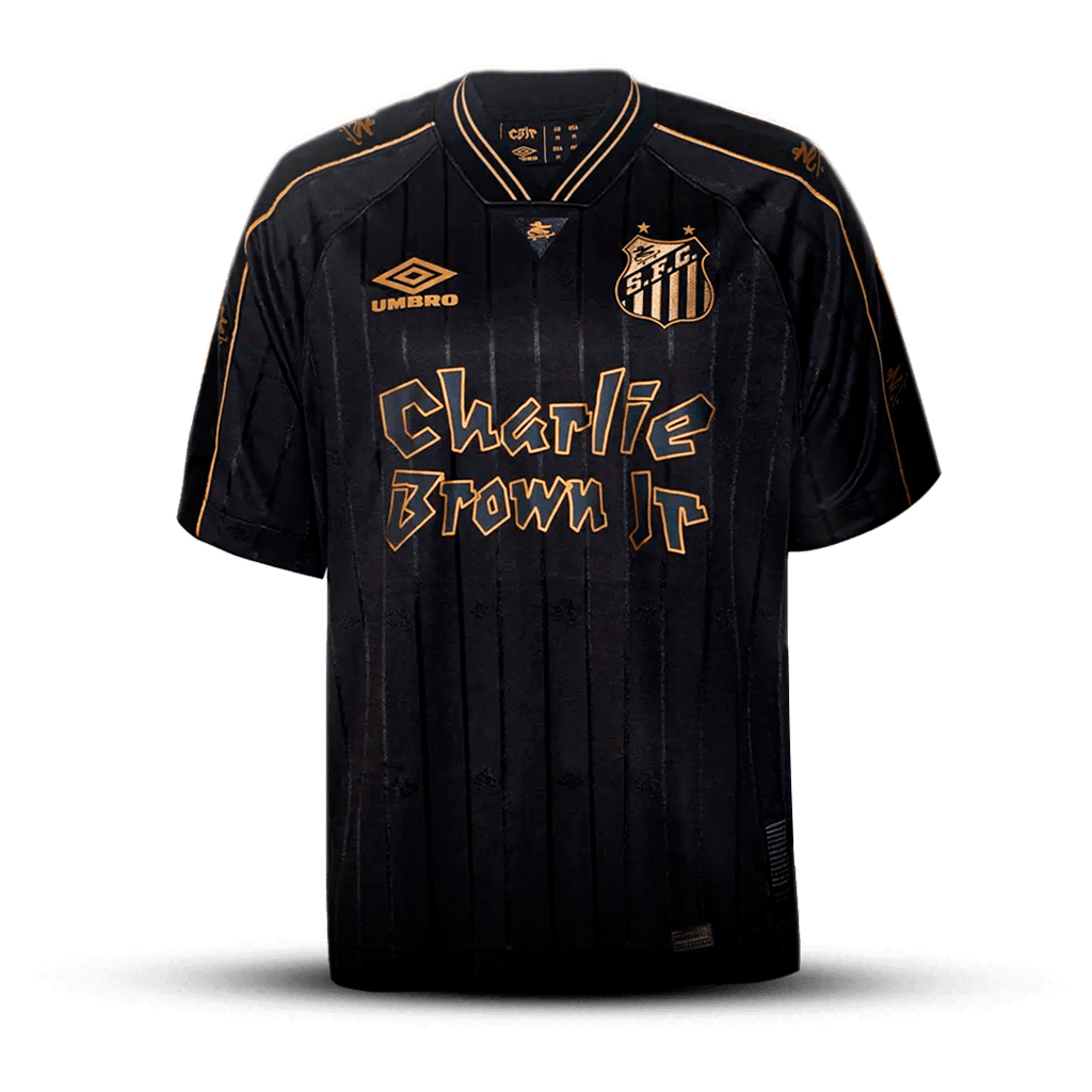 Camisa do Santos 24/25 Charlie Brown Jr. (Neymar Jr #10 Incluso)