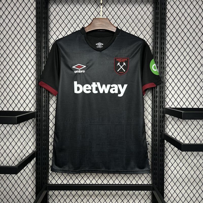 Camisa do West Ham Third 24/25 - Preta