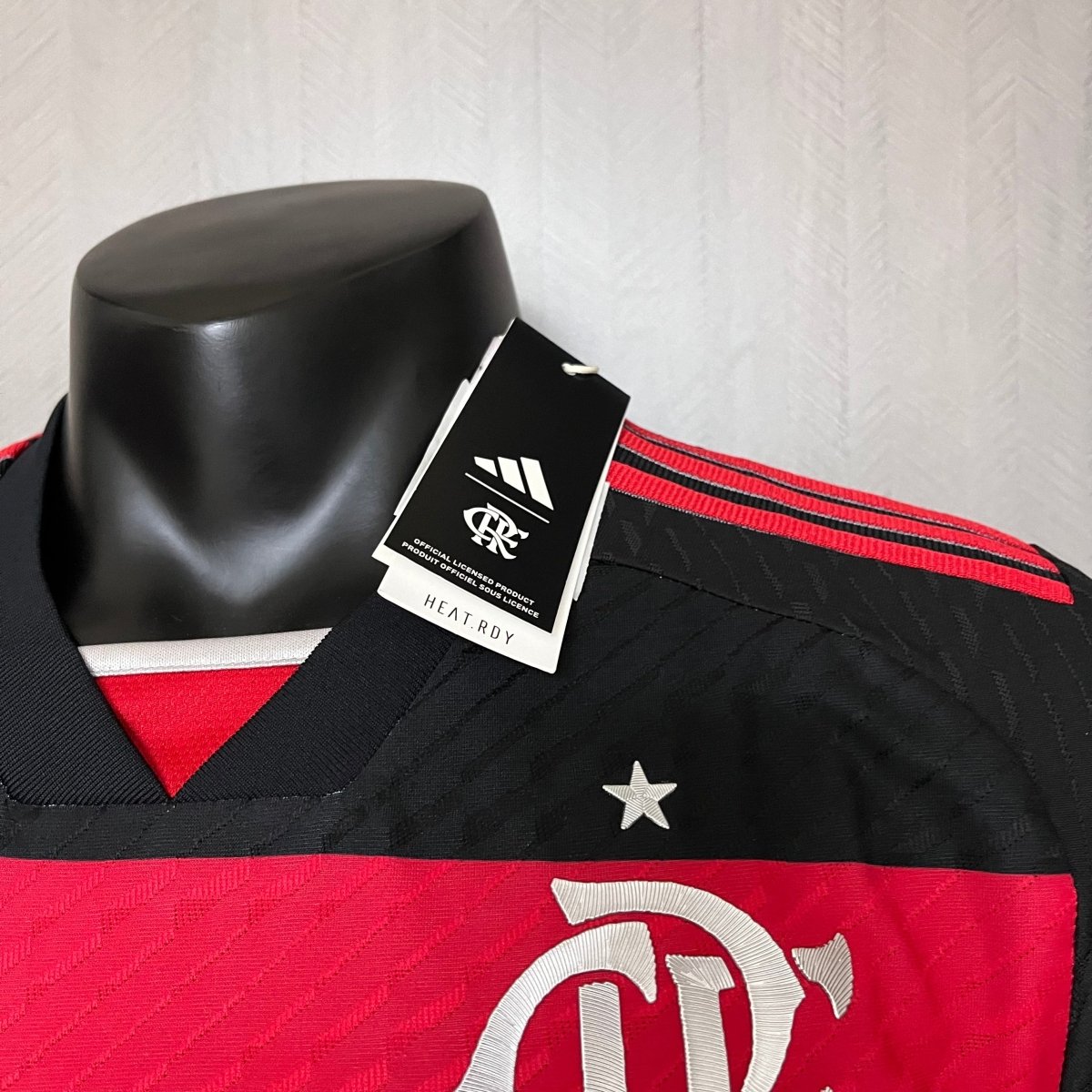 Camisa Flamengo I 24/25 s/n° Jogador Adidas Masculina - Vermelho+Preto