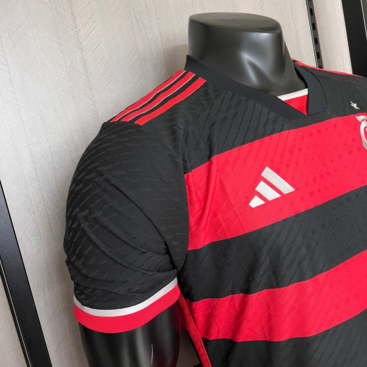 Camisa Flamengo I 24/25 s/n° Jogador Adidas Masculina - Vermelho+Preto
