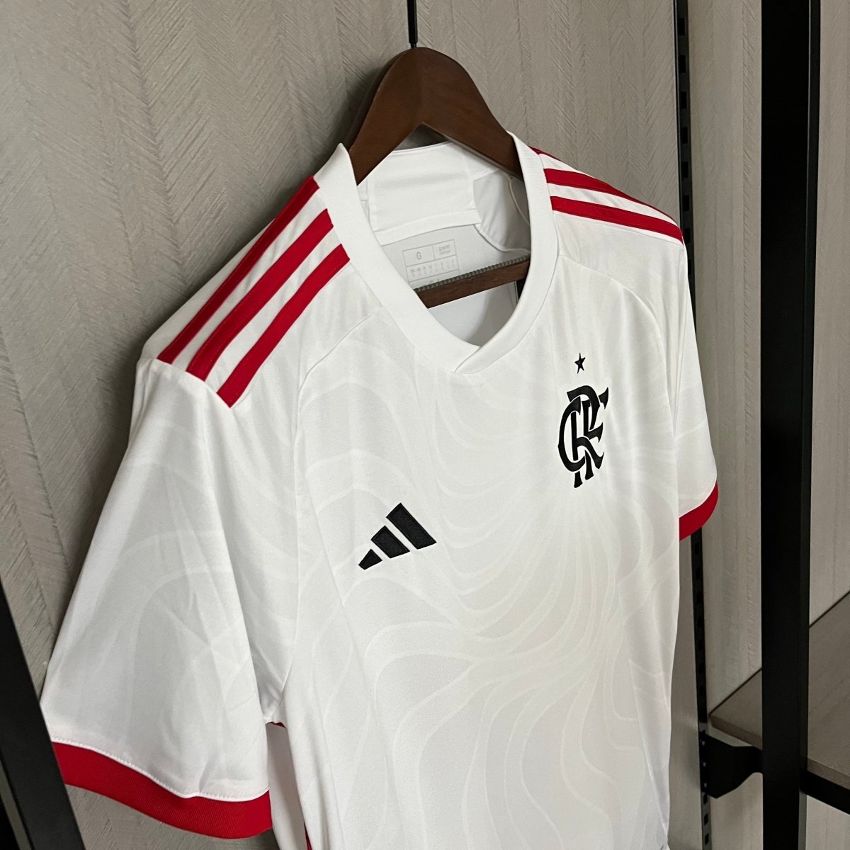 Camisa Flamengo II 24/25 s/n° Torcedor Adidas Masculina - Branco