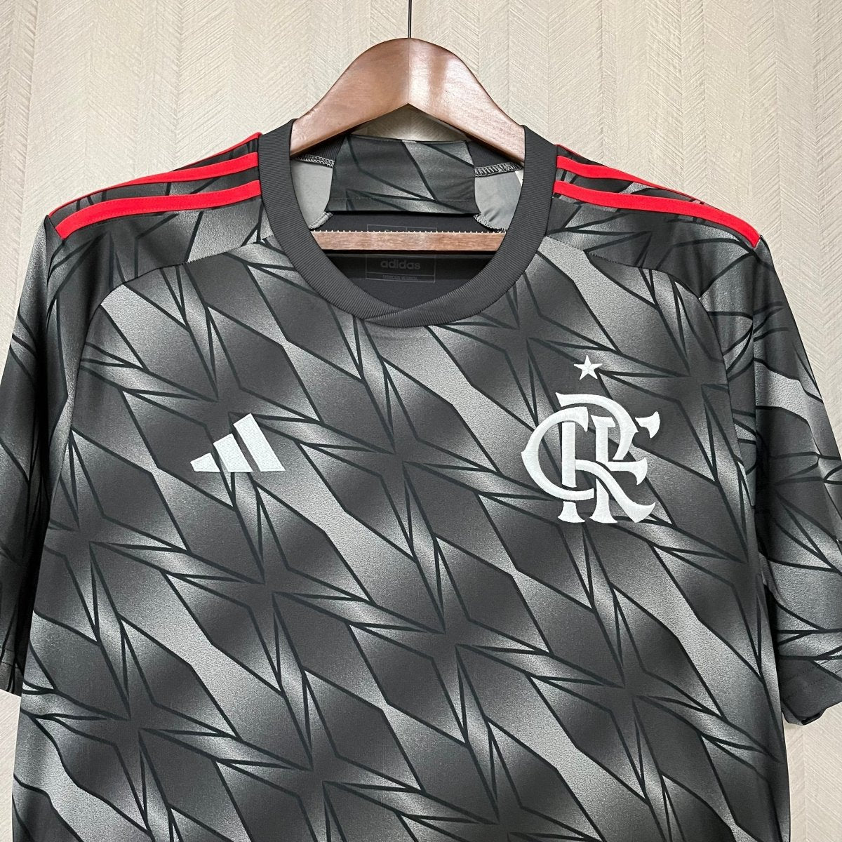 Camisa Flamengo III 24/25 Adidas Masculina - Cinza