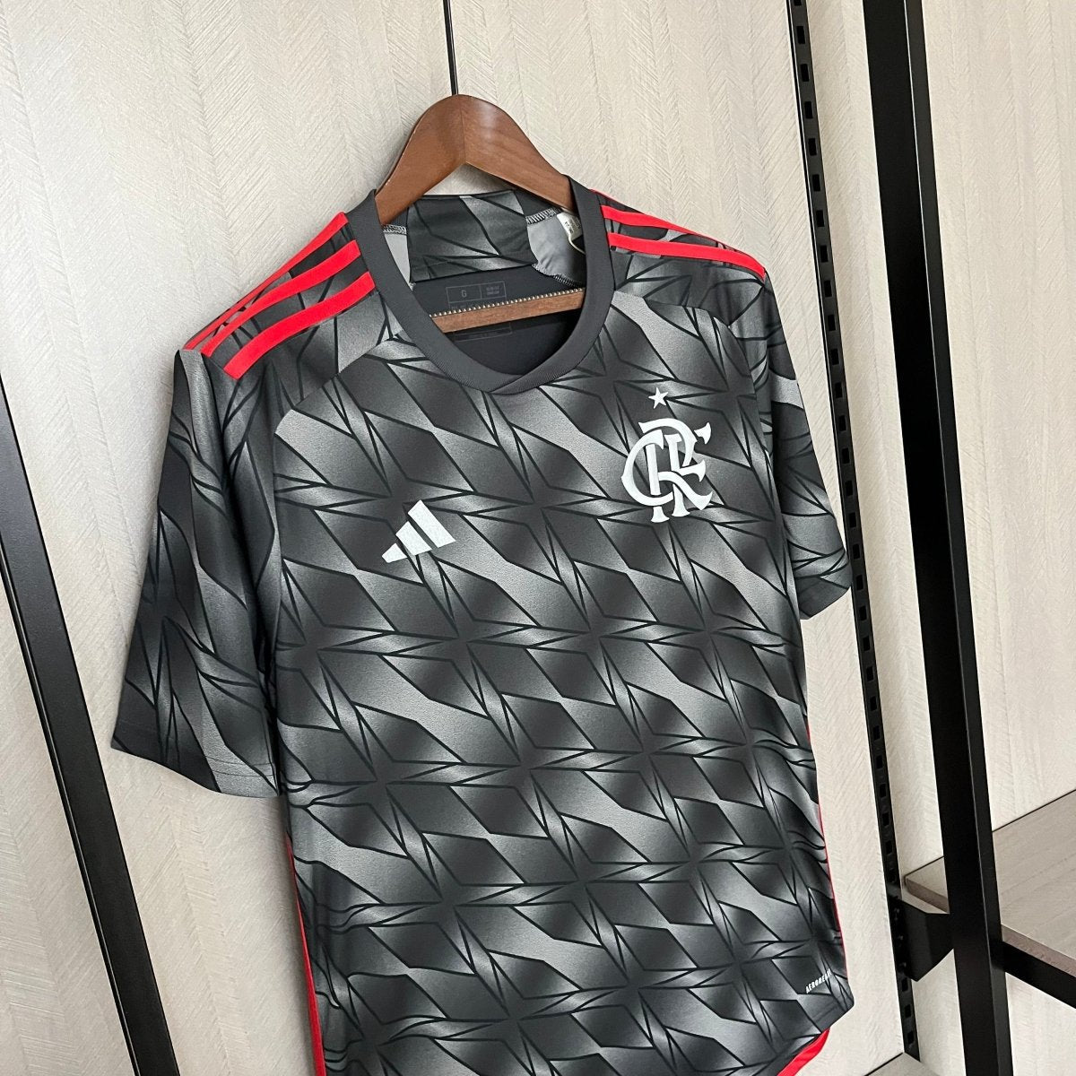 Camisa Flamengo III 24/25 Adidas Masculina - Cinza
