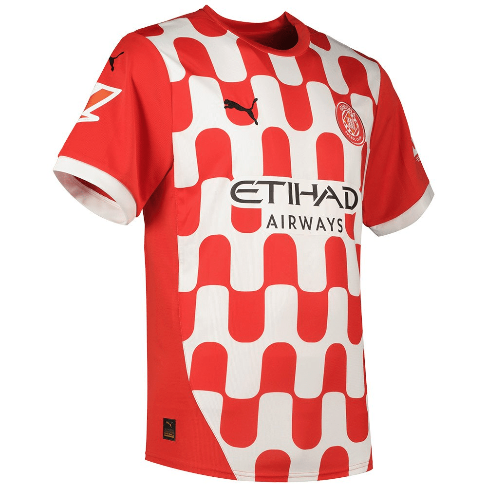 Camisa Girona I 24/25 Puma - Vermlha e Branco