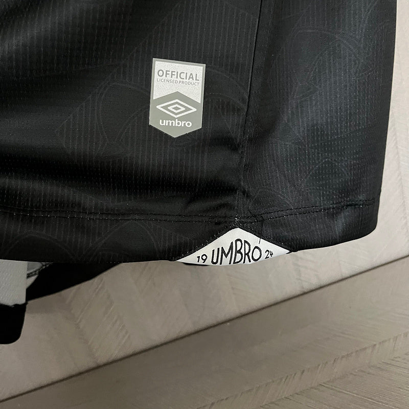 Camisa Grêmio III 24/25 Torcedor Umbro Masculina - Preto+Branco
