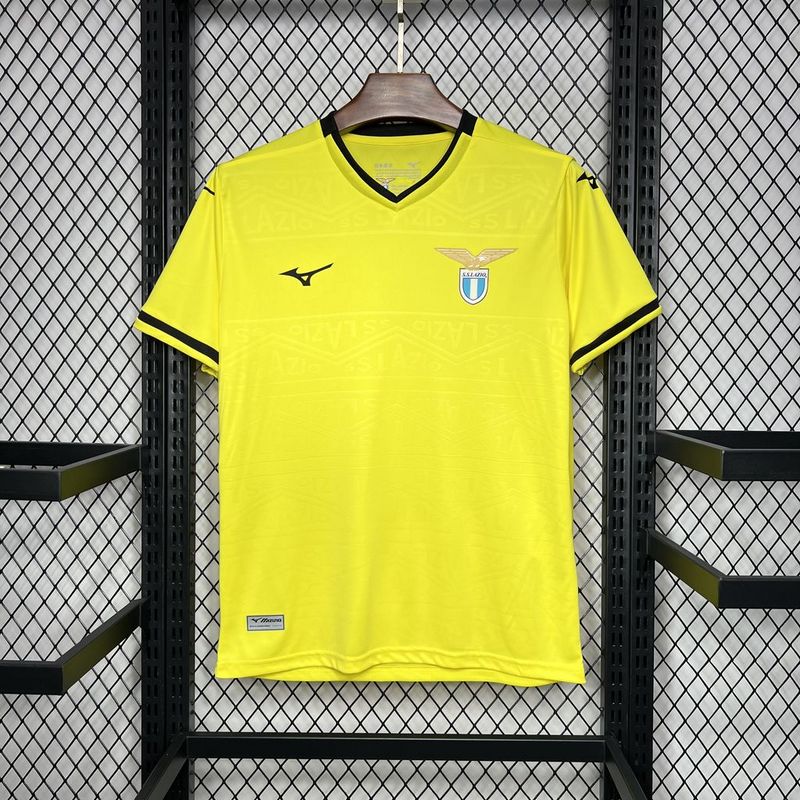Camisa Lazio III 24/25 Mizuno - Amarelo