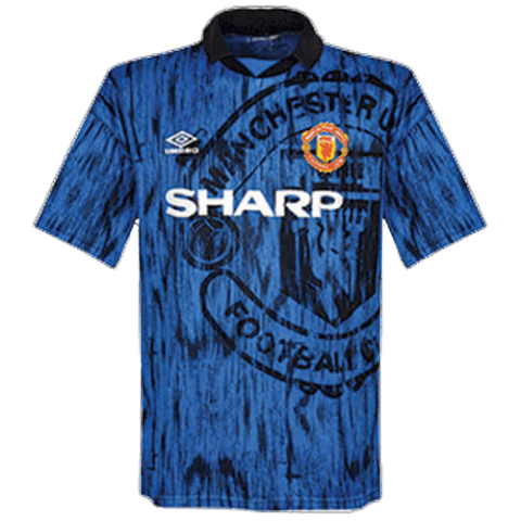 Camisa Manchester United Retro 1992/93 II Azul Umbro