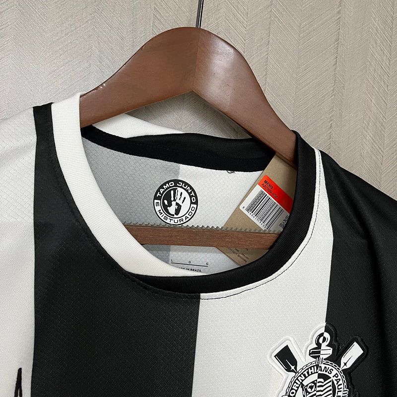 Camisa Nike Corinthians III 24/25 - Preta e Branca