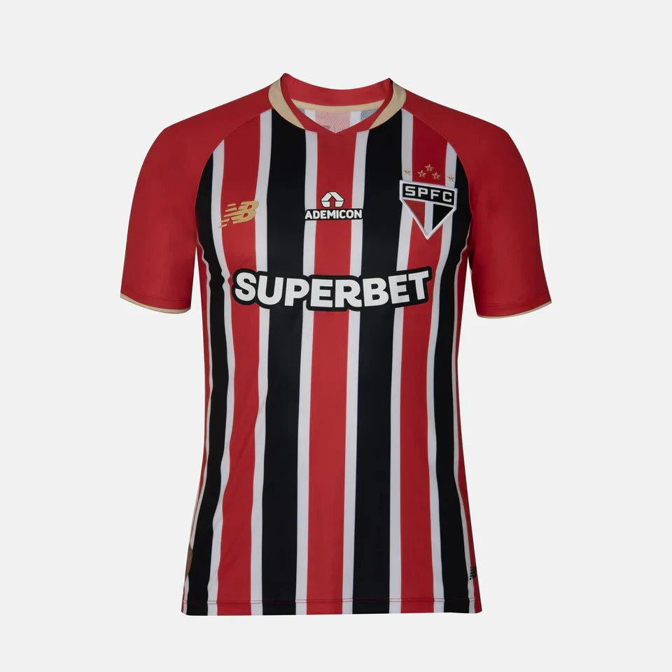 Camisa São Paulo I 24/25 New Balance - Vermelha e preta