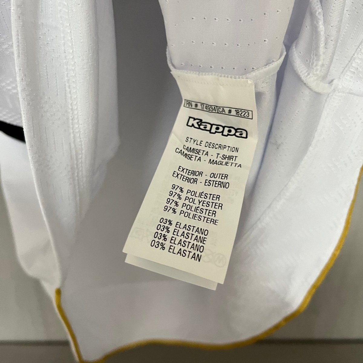 Camisa Vasco I 2025 Kappa Masculina - Branca