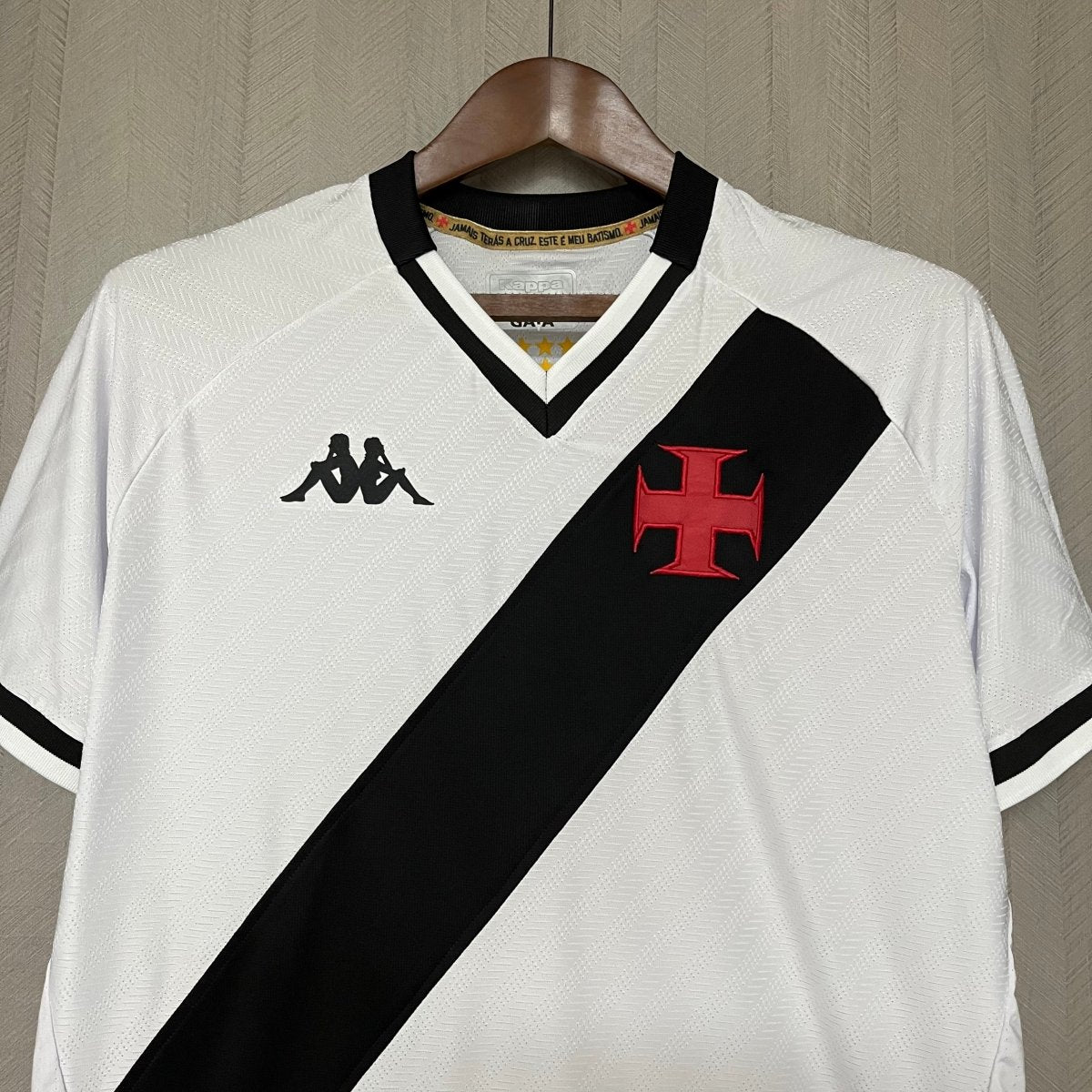 Camisa Vasco I 2025 Kappa Masculina - Branca