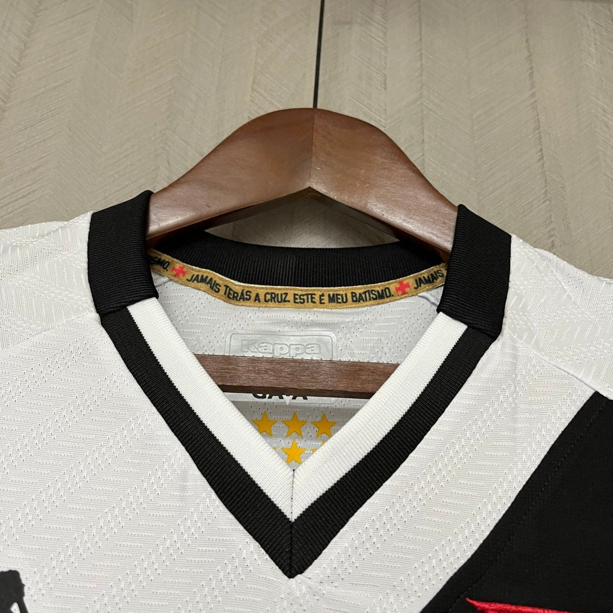Camisa Vasco I 2025 Kappa Masculina - Branca