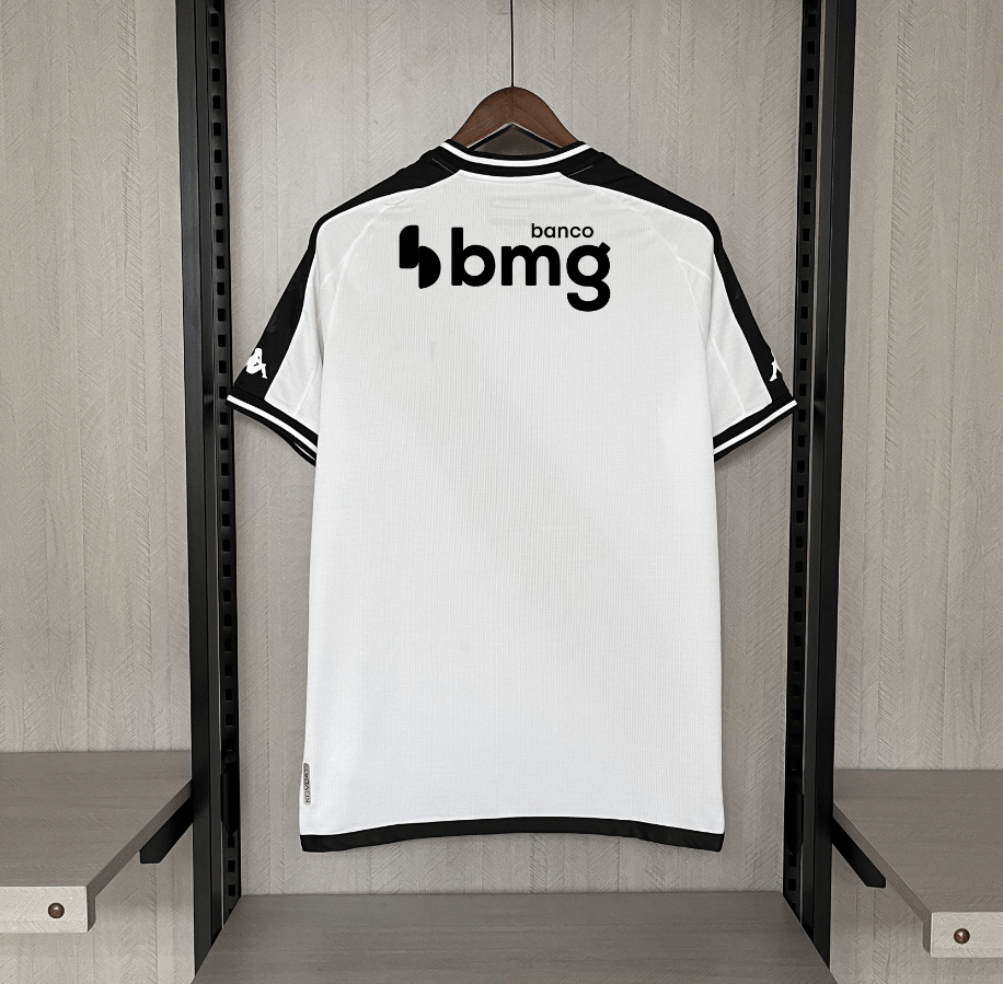 Camisa Vasco I 24/25 Kappa Masculina - Branca (Com todos patrocinadores)