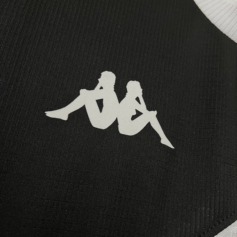 Camisa Vasco I 24/25 Kappa Masculina - Preto+Branco