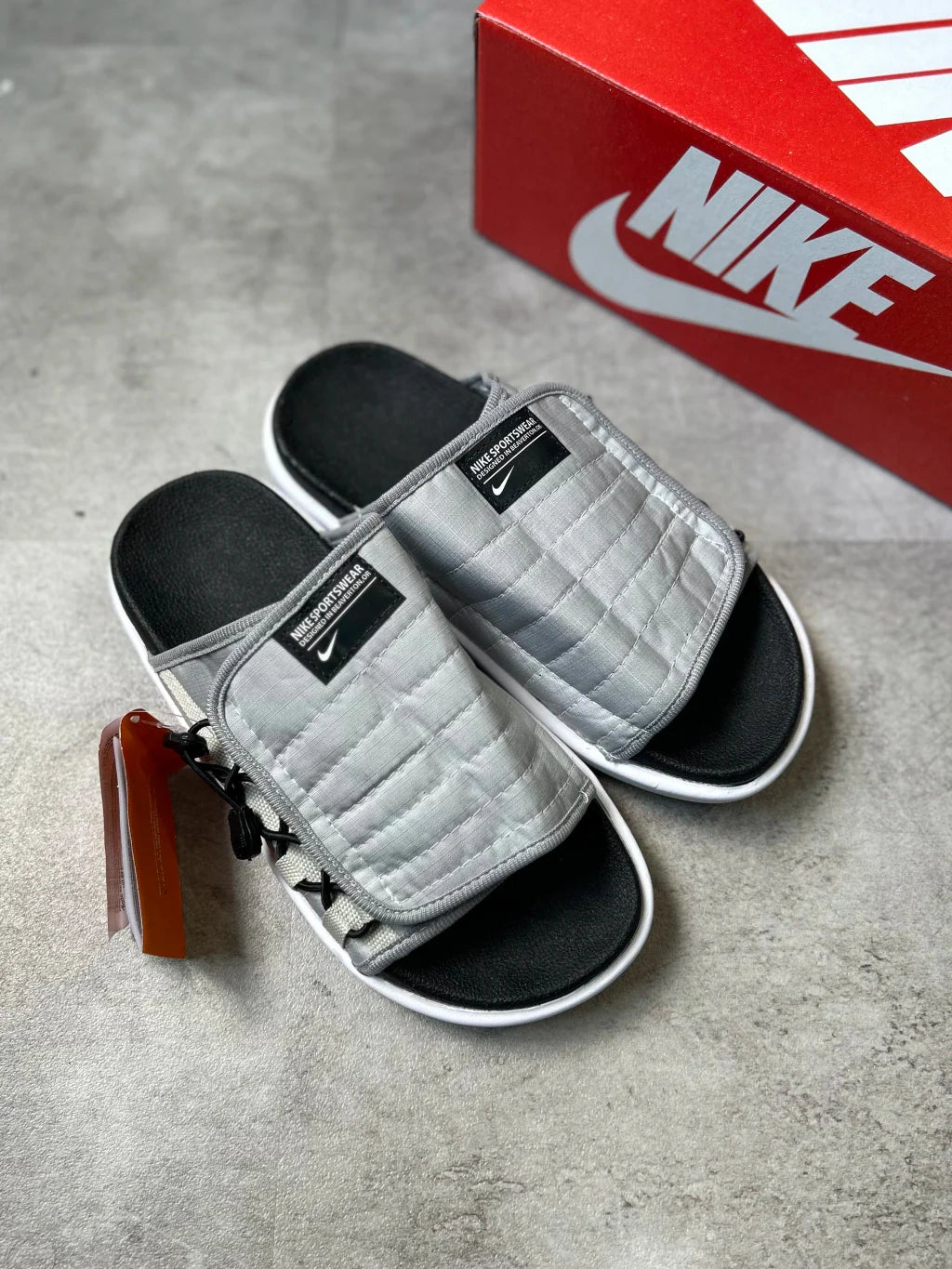 Chinelo Nike Asuna - Cinza Escuro