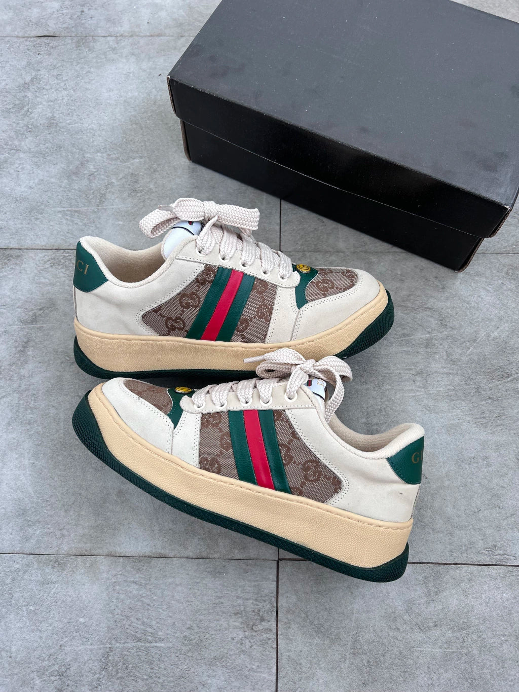 Gucci Screener Couro