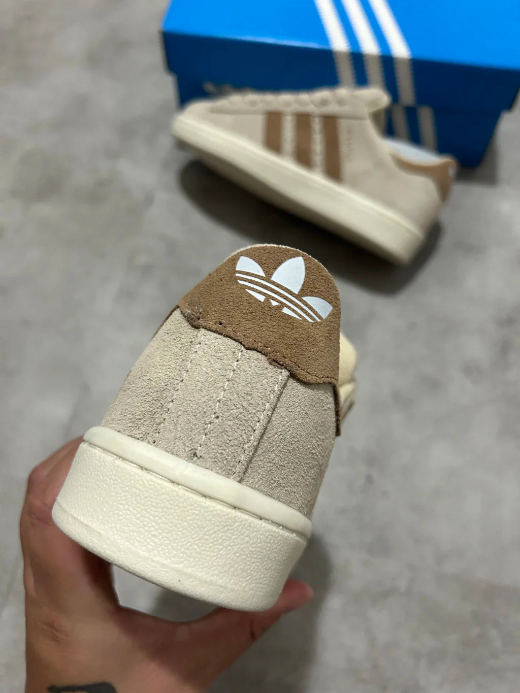 Adidas Campus - Bege com Marrom