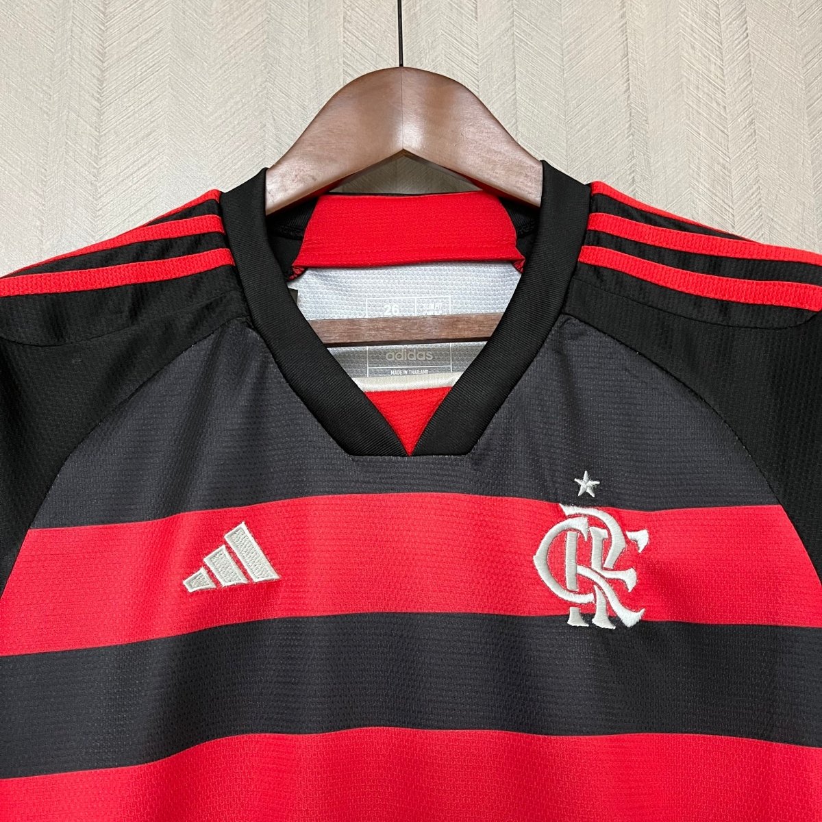 Kit Infantil Flamengo I 24/25 Torcedor Adidas - Vermelho+Preto