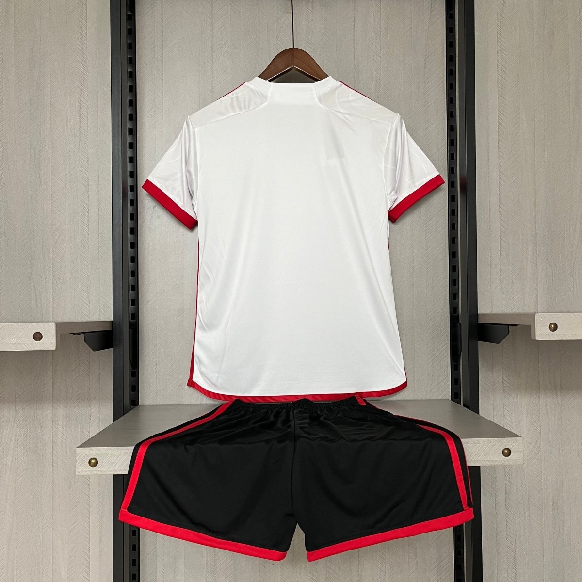 Kit Infantil Flamengo II 24/25 s/n° Torcedor Adidas - Branco