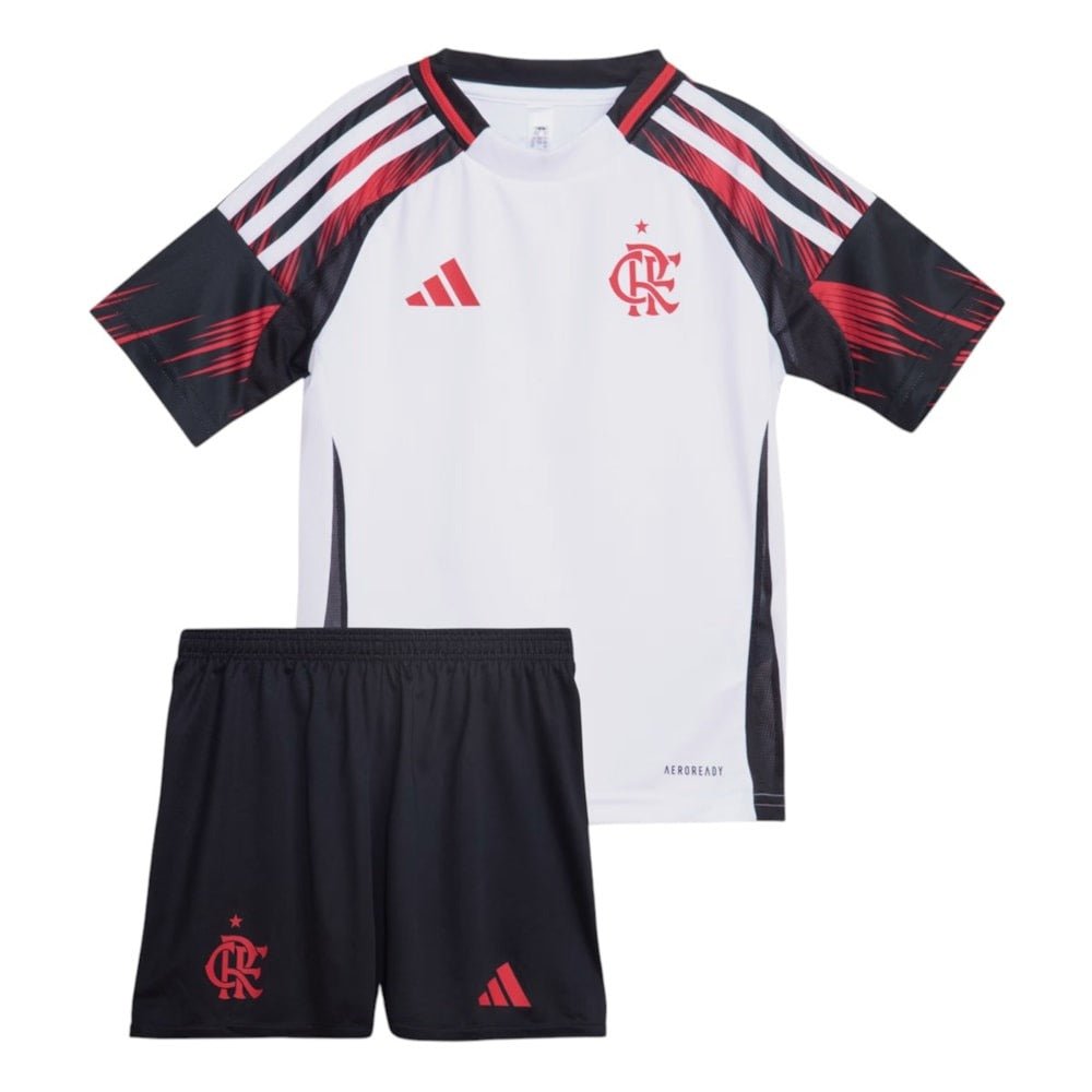 Kit Infantil Flamengo II 25/26 Torcedor Adidas - Branco