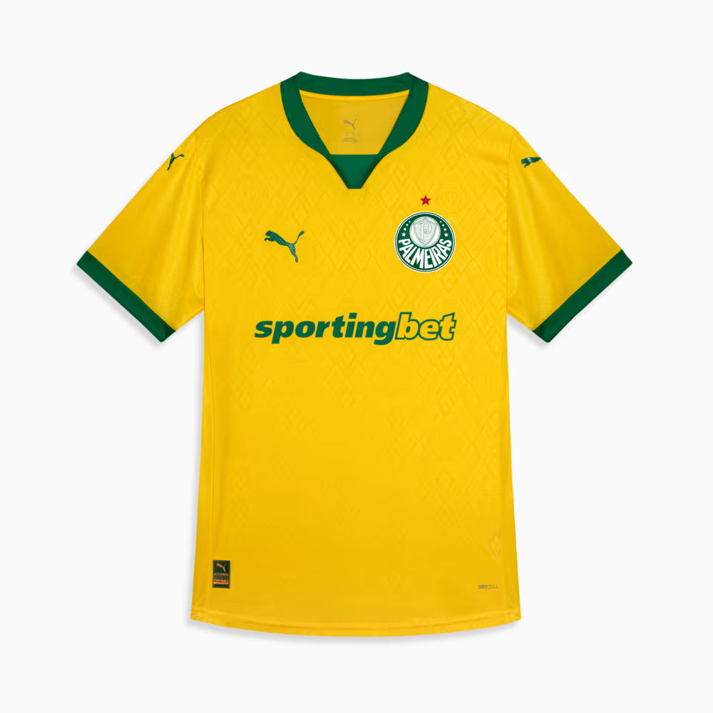 Camisa Palmeiras III 2025/26 Amarela - Jogador