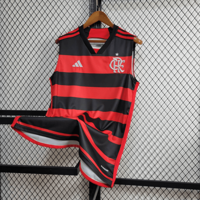 Regata do Flamengo I 24/25 s/n° Torcedor Adidas Masculina - Vermelho+Preto