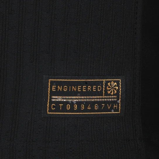 Camisa Nike Corinthians (Total 90) III 2025 - Preta e Laranja - Masculina - Jogador