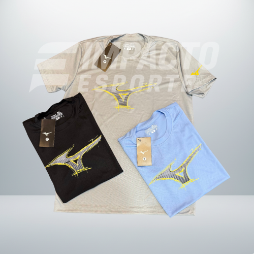 Kit com 3 camisetas dri-fit Mizuno