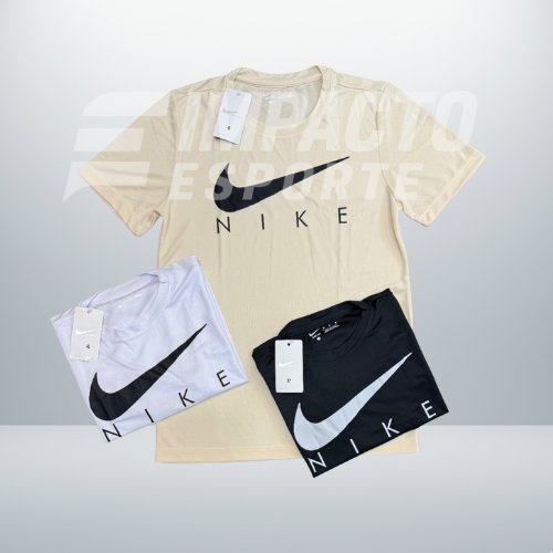 Kit com 3 camisetas dri-fit Nike