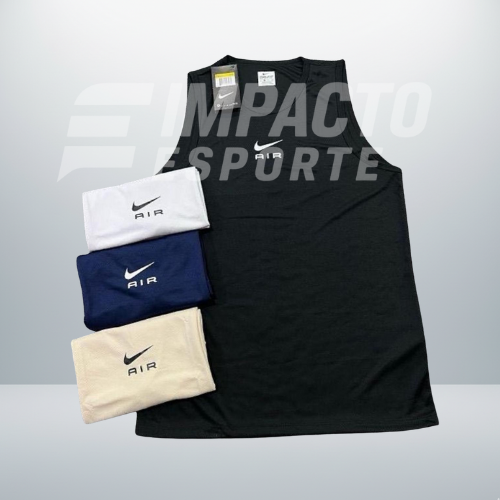 Kit 3 Regatas Masculinas Dry Fit Academia – Nike Performance