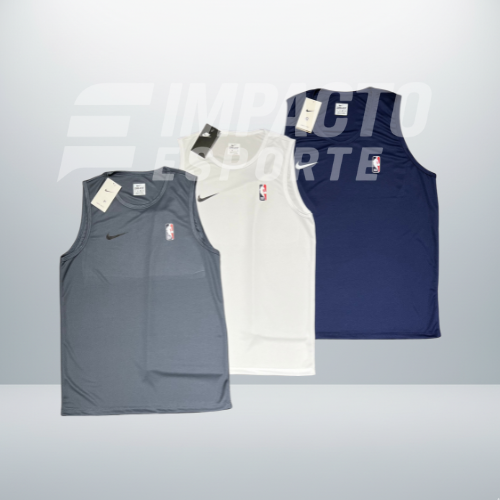 Kit 3 Regatas Masculinas NBA Dry Fit – Estilo Esportivo Premium