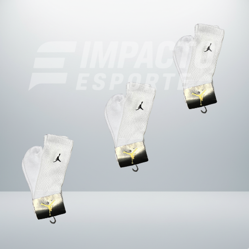 Kit com 3 pares de meias de alta qualidade