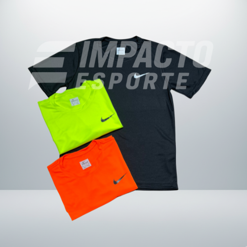 Kit com 3 camisetas nike dri-fit