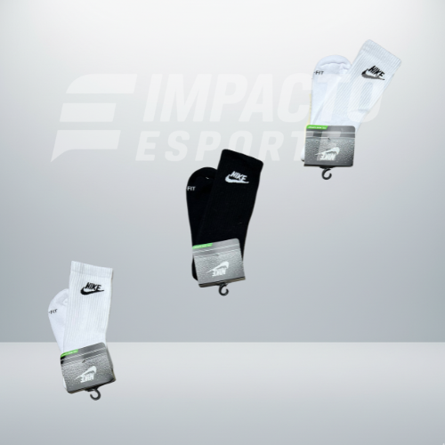 Kit com 3 pares de meias de alta qualidade